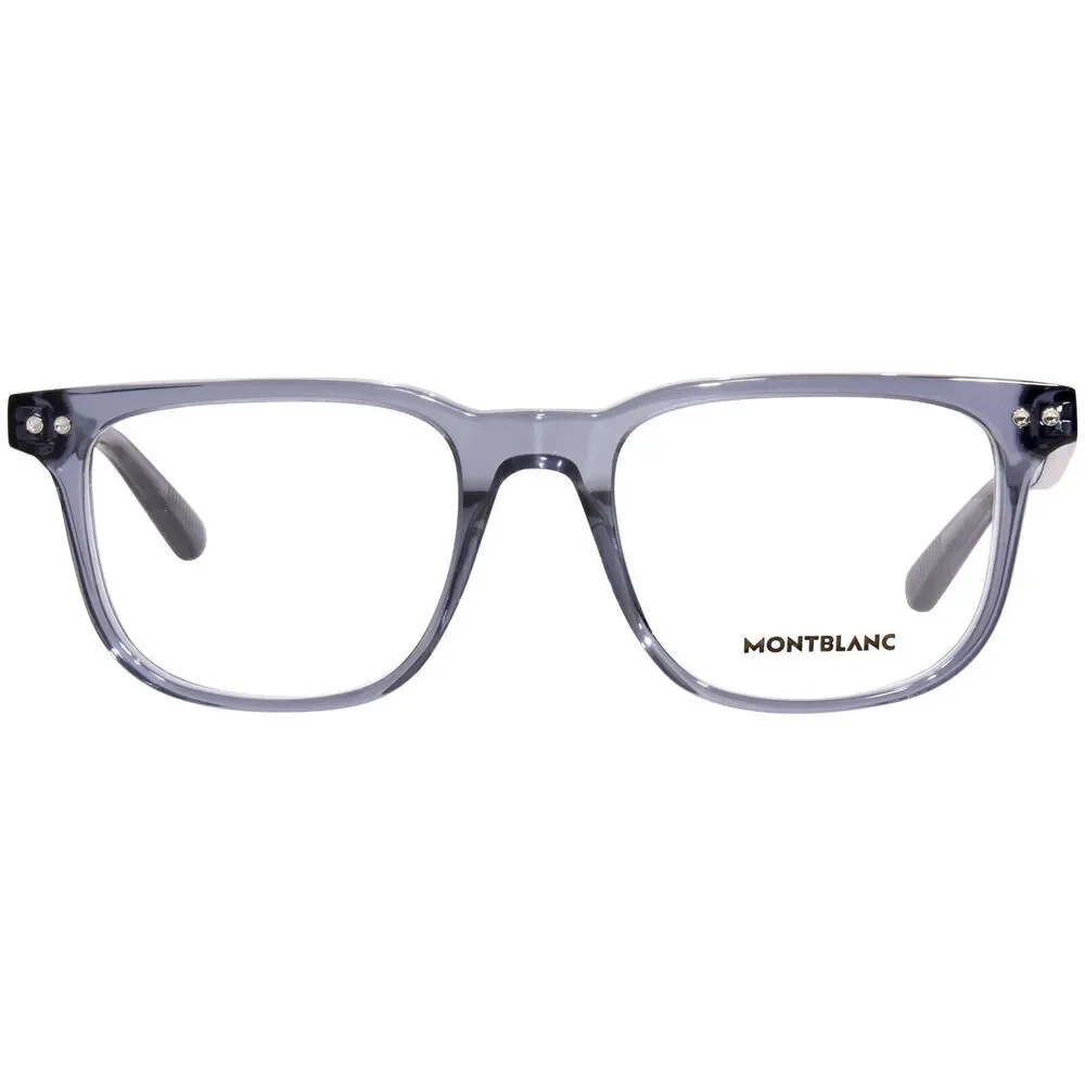 Mont Blanc MB0256O Eyeglasses Blue Plastico Square